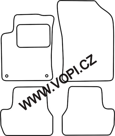 Autokoberce Citroen C3 12/2009 - Royalfit (855)